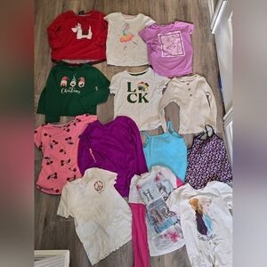 Girls Big Shirt Bundle 6-6x Colorful
